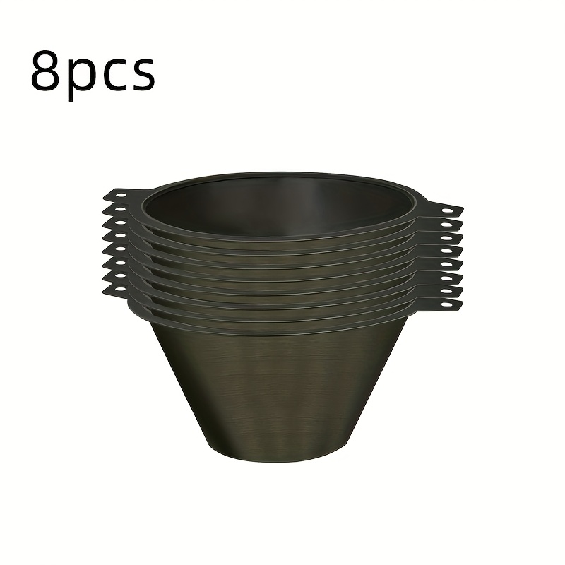 8-pack Filters Nylon Mesh, Reusable Industrial Nylon Mesh Paint Filters For Filtering Paint, Engine Oil, And Water-based