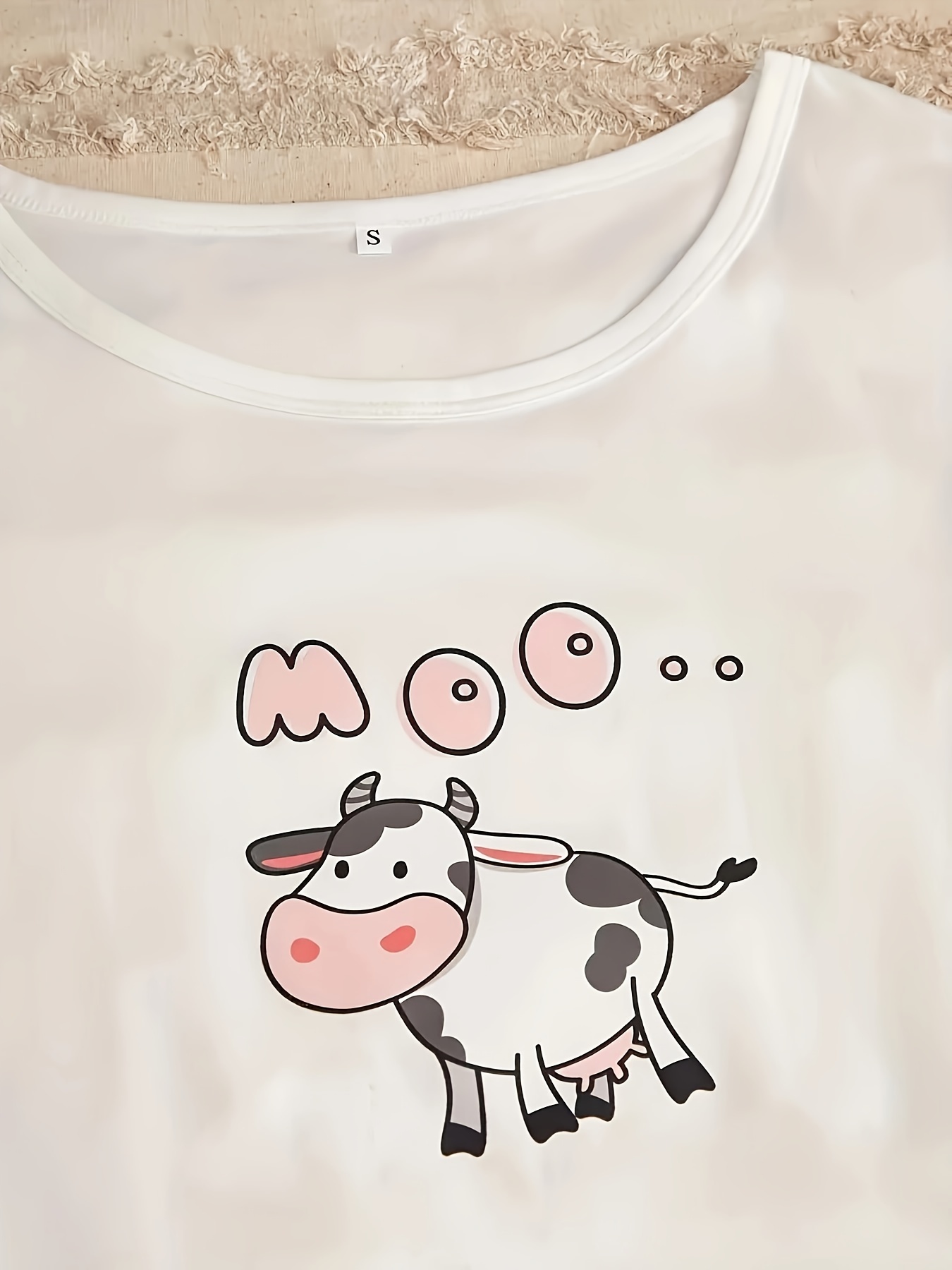 Conjunto De Pijama De * Para Mujer Con Estampado De Vaca Highland: Camiseta De Manga Corta, Pantalones Largos Y Shorts