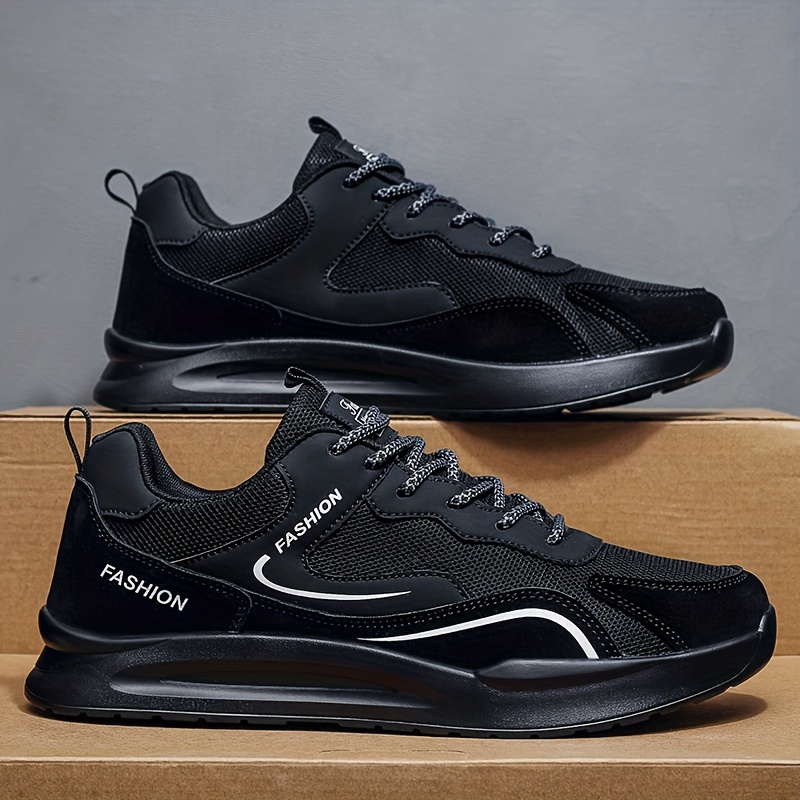 Men's Trendy Color Block Non Slip Jogging Shoes, Comfy Sneakers For Outdoor Training, Traveling, All Seasons
