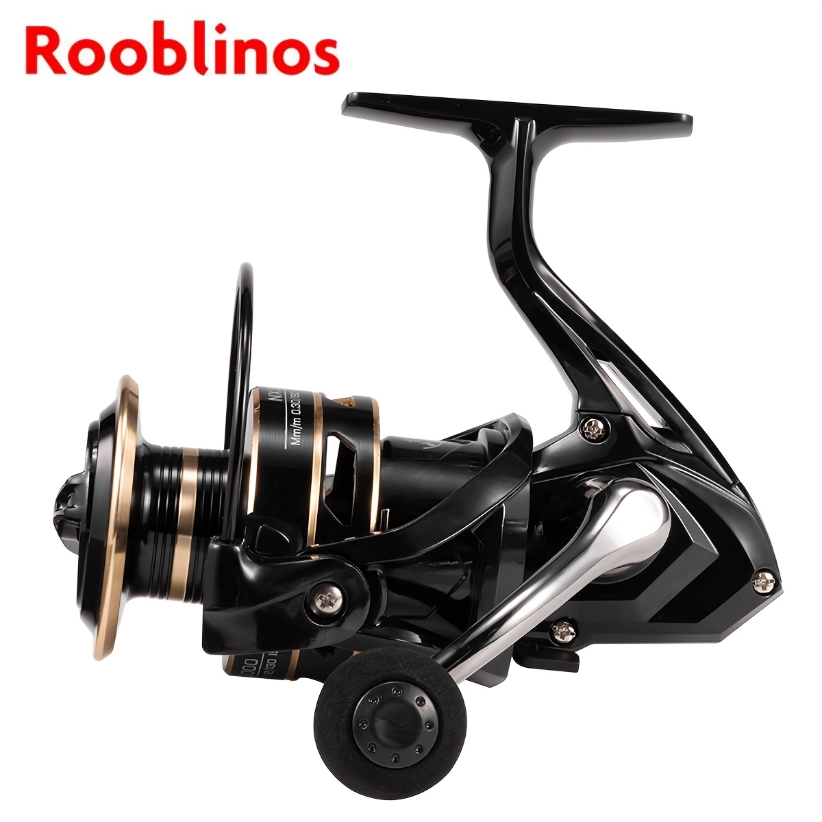 

Rooblinos Nx5000 Fishing Reel, , 8kg Drag, Light Pa Body, Eva Handle, Saltwater And Freshwater Compatible - Single Pack