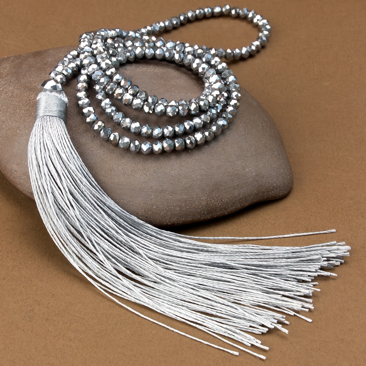 1pc Pendant Necklace With Fringe, Perfect For , Mother's Day, And Valentine's Day Gifts— For Gift-