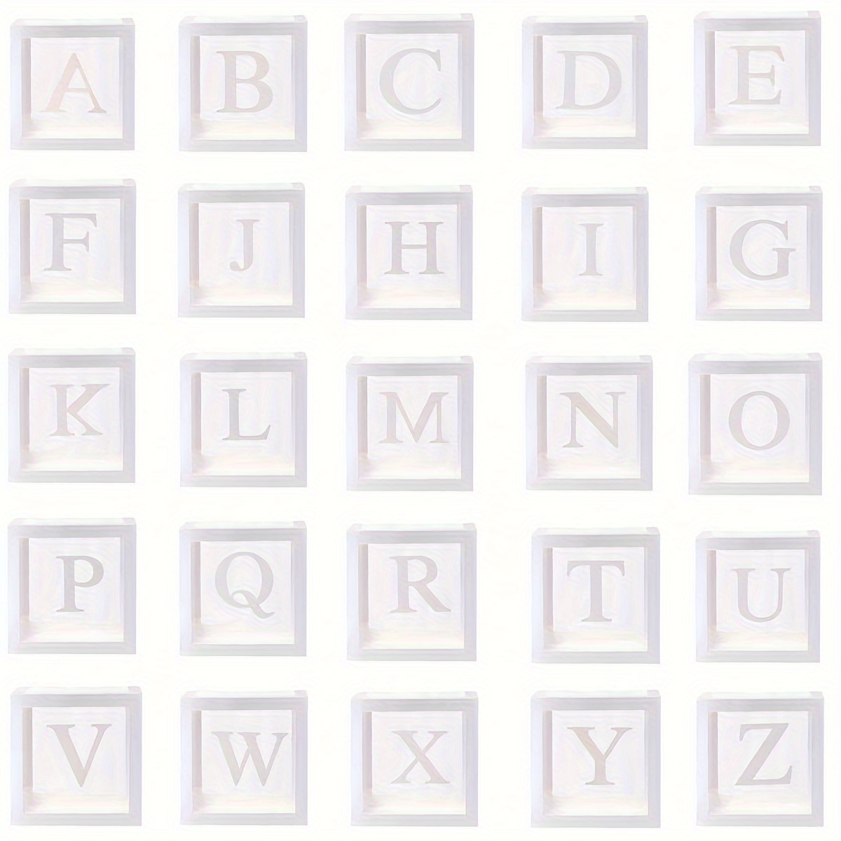 

1pc, Transparent Letter Baby Shower Box Birthday Wedding Name Balloon Box Birthday Party Decorations Baby Shower, Room Decoration, Aesthetic Room Decor, Bedroom Decor, Home Decoration, House Decor