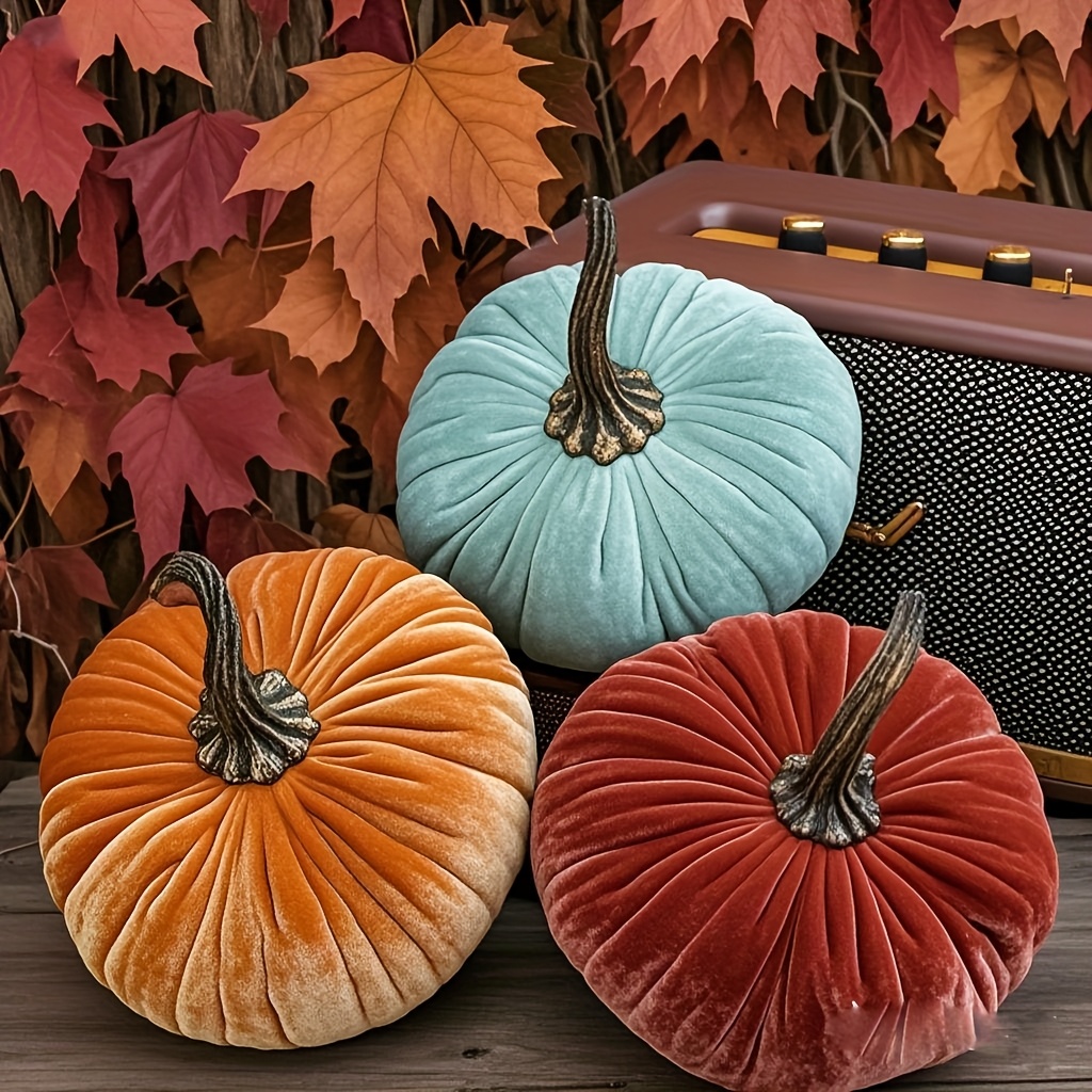 Herbst-Küchentücher Set – Dankesdeko Mit Kürbis & Maus, Saugfähig & Dekorativ