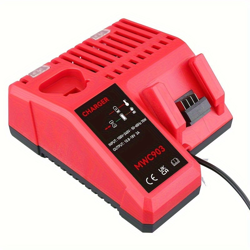 

Replacement Charger For M12 & For M18 Rapid Charger For -18v Xc Lithium-ion Tools Battery Power Charger