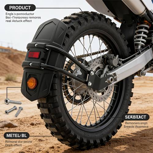 fender an extended and widened motorcycle fender a thickened durable universal modified accessory that prevents mud and water splashing and is suitable for bicycles and motorcycles