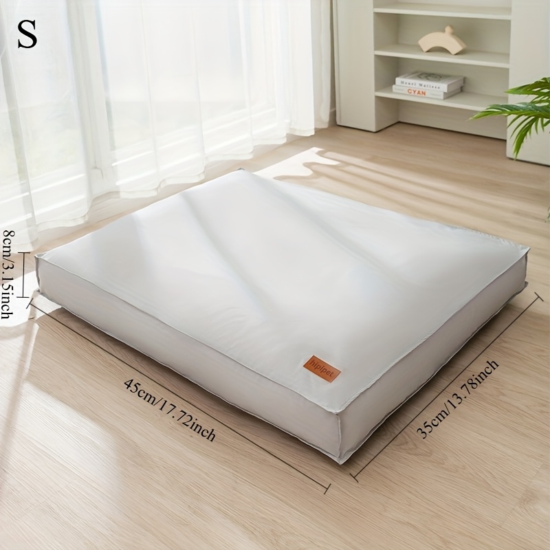 TEMU Pet Beds, Pet Sofas, Pet Cushions, Beds, Sofas, Cushions, Washable, High Quality, Washable, Large Size, Square, Fluffy, Suitable For Dogs, Cats,