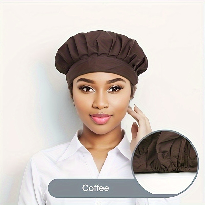 Nanxson 3pcs Unisex Chef Hat Elastic Kitchen Chef Guadeloupe