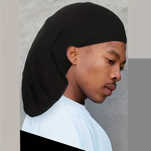 medium satin spandex dreadlock cap soft stretchy and bonnet with wide elastic band ideal gift for dreadlocks braids and afro hair