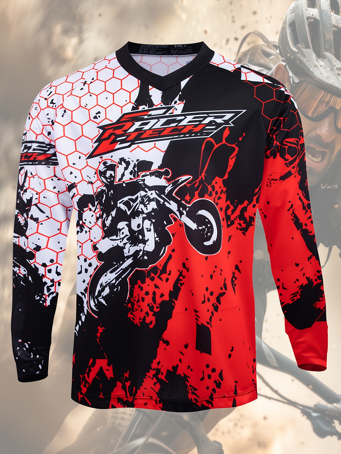 Ropa Camiseta De Motocross Camiseta Para Motocross RAPID ORANGE