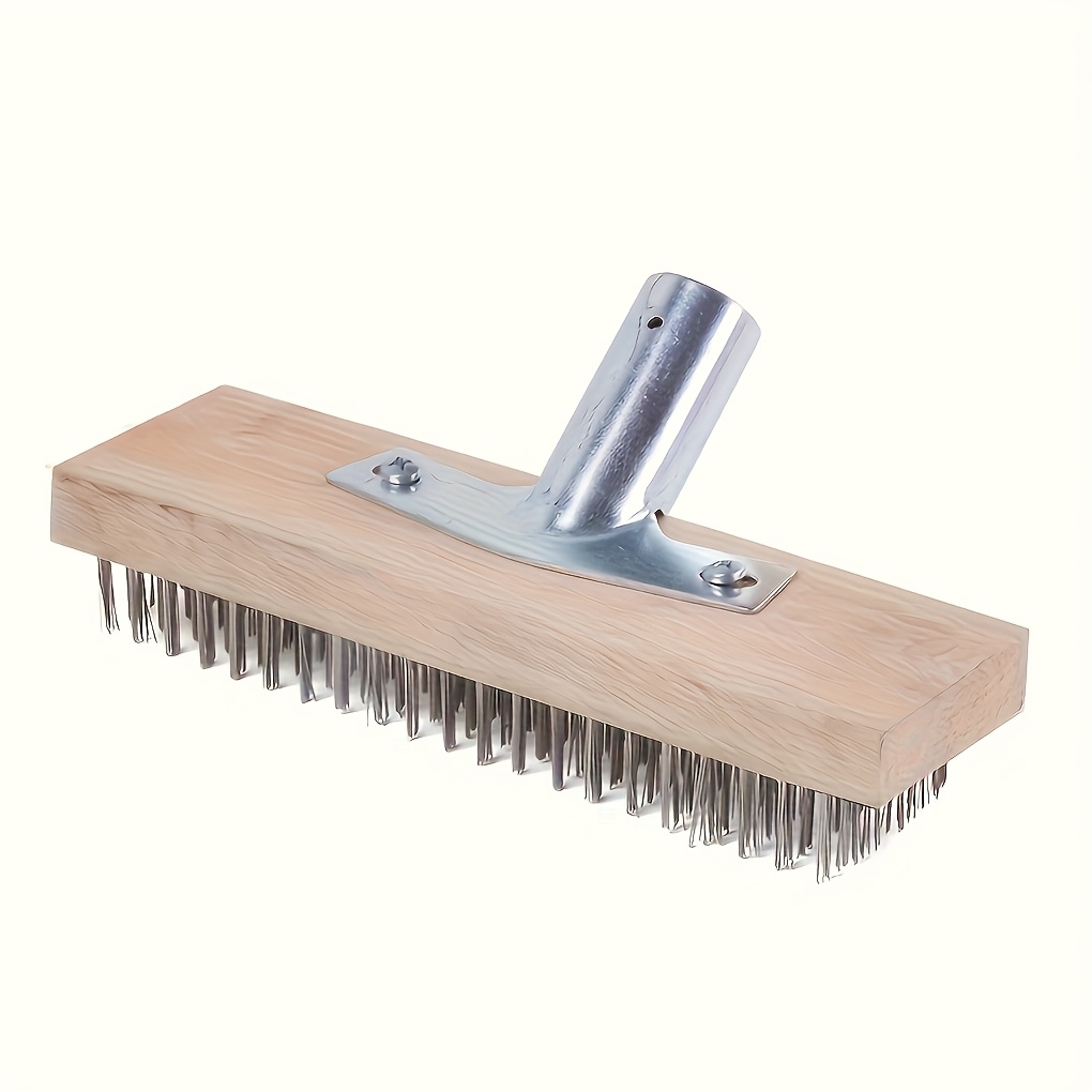 E-shop 1 Hochleistungs-Drahtbürste für den Boden | Ohne Griff | Ein Reinigungswerkzeug für Metalloberflächen und Gartenarbeiten, Robuste Eisenbürste,
