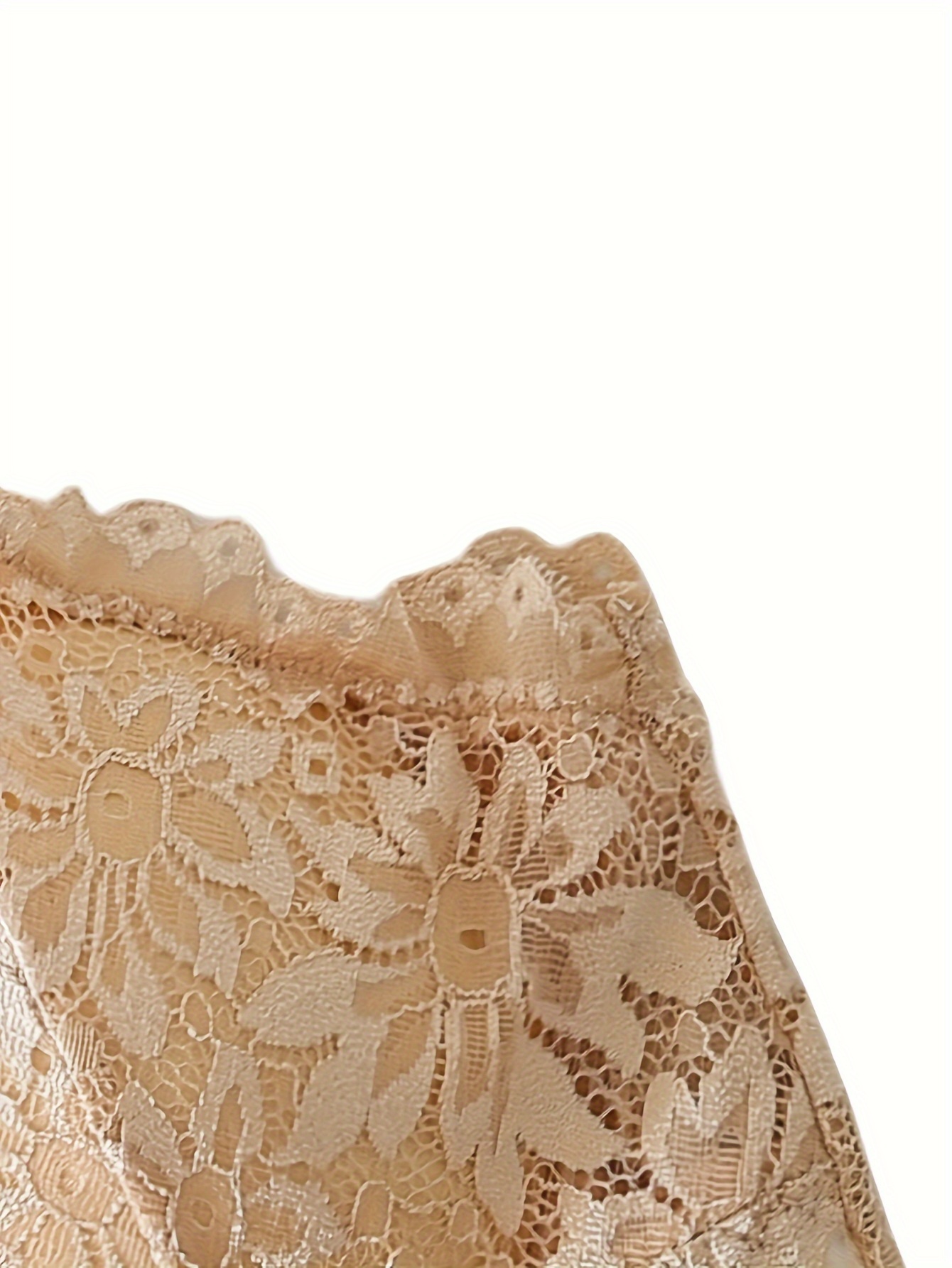 Women's Hollow Out Wrapped Breast Lace Cami Bras, Anti-slip Solid Medium Stretch Padded Bra, Women's Lingerie & Underwear