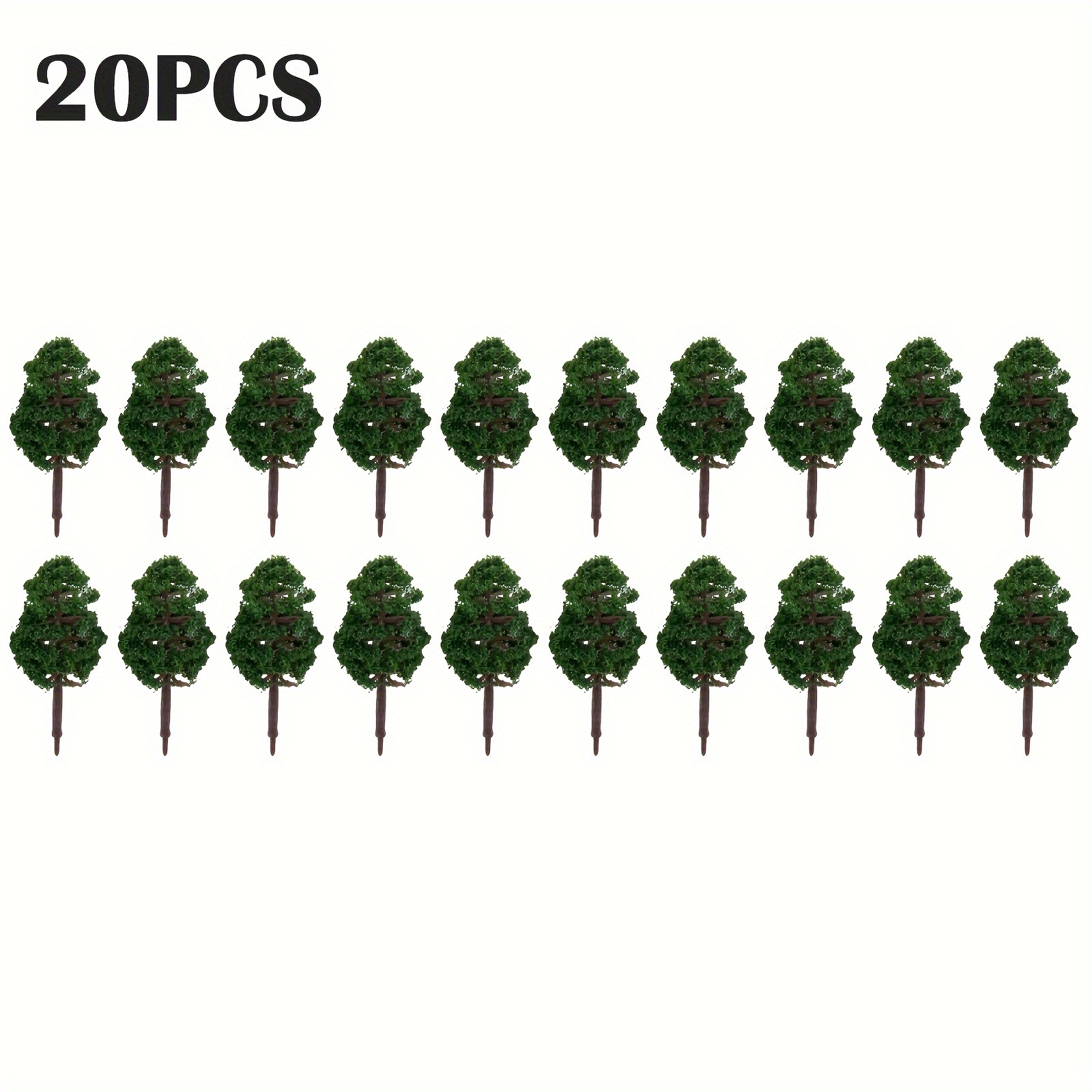 TEMU 20pcs Model Tree Landscape Decoration Simulation Tree