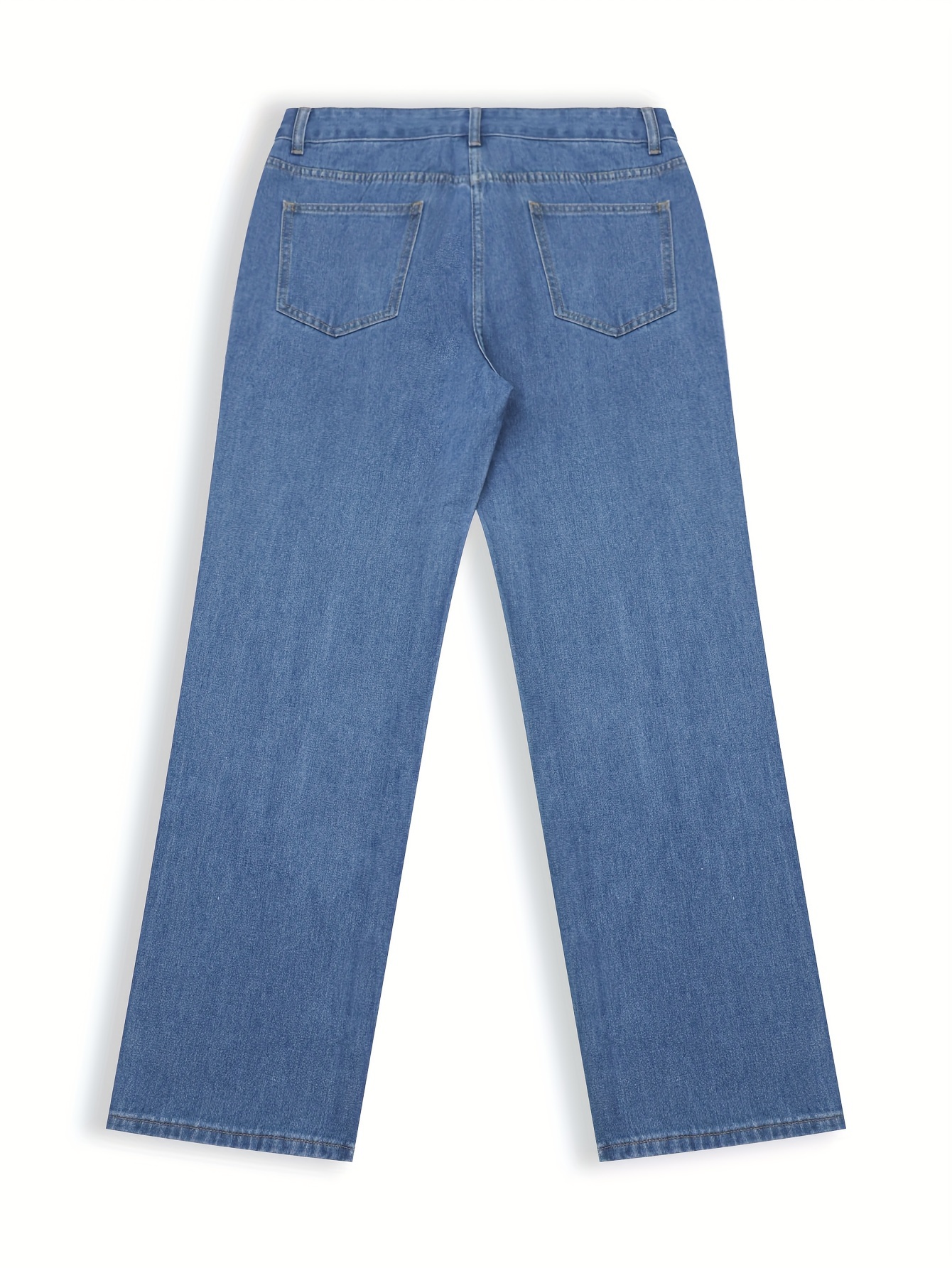 pantalon en denim rétro taille haute homme coupe droite Temu France