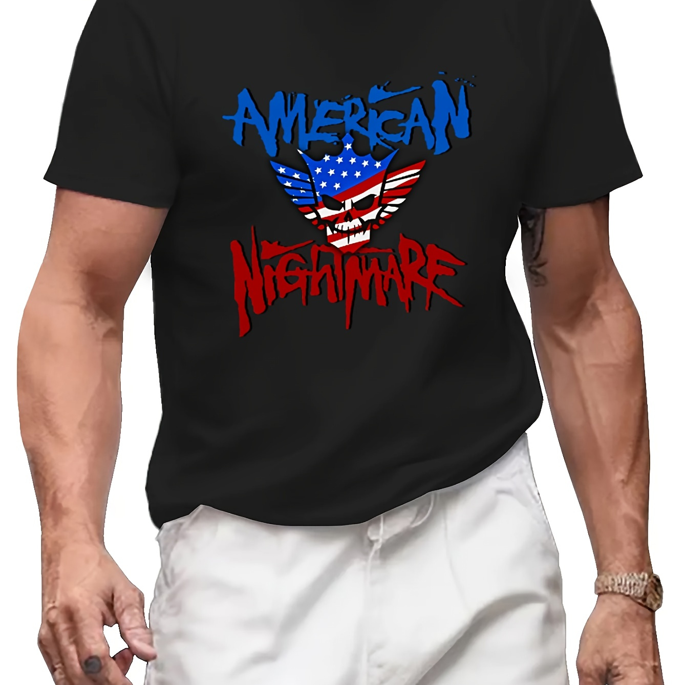 

Merican Nightmare , Funny T-shirt Memes Cotton Tee