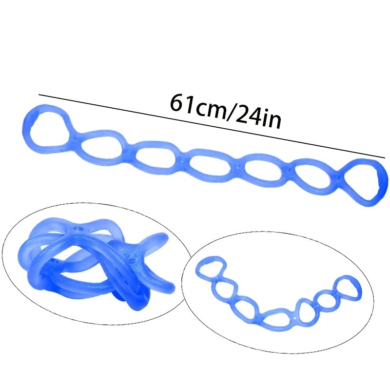 2pcs Jelly Resistance Bands Yoga Hoops for Stretching, Pilates, Strength Training, Glute and Leg Exercises, Shoulder Ope