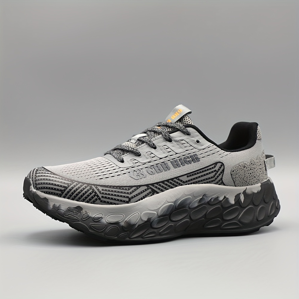 Men'S Thick-Soled Height-Increasing Sports Casual Shoes, Comfortable And Lightweight, Shock-Absorbing Outdoor Jogging Shoes, Slip-Resistant And Breathable Hiking Footwear