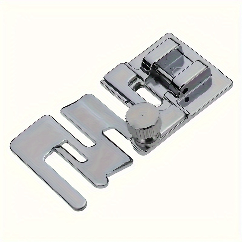 TEMU Sewing Presser Foot - Stitching For , & Lace - Silvery Gray, 1pc