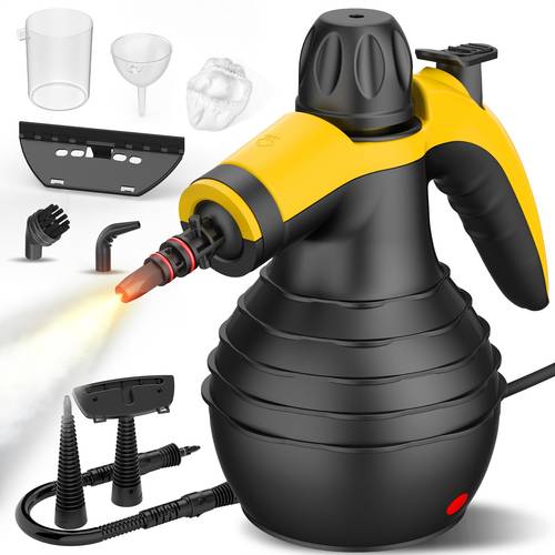 multi surface natural steam cleaner with 12 accessories portable power for home