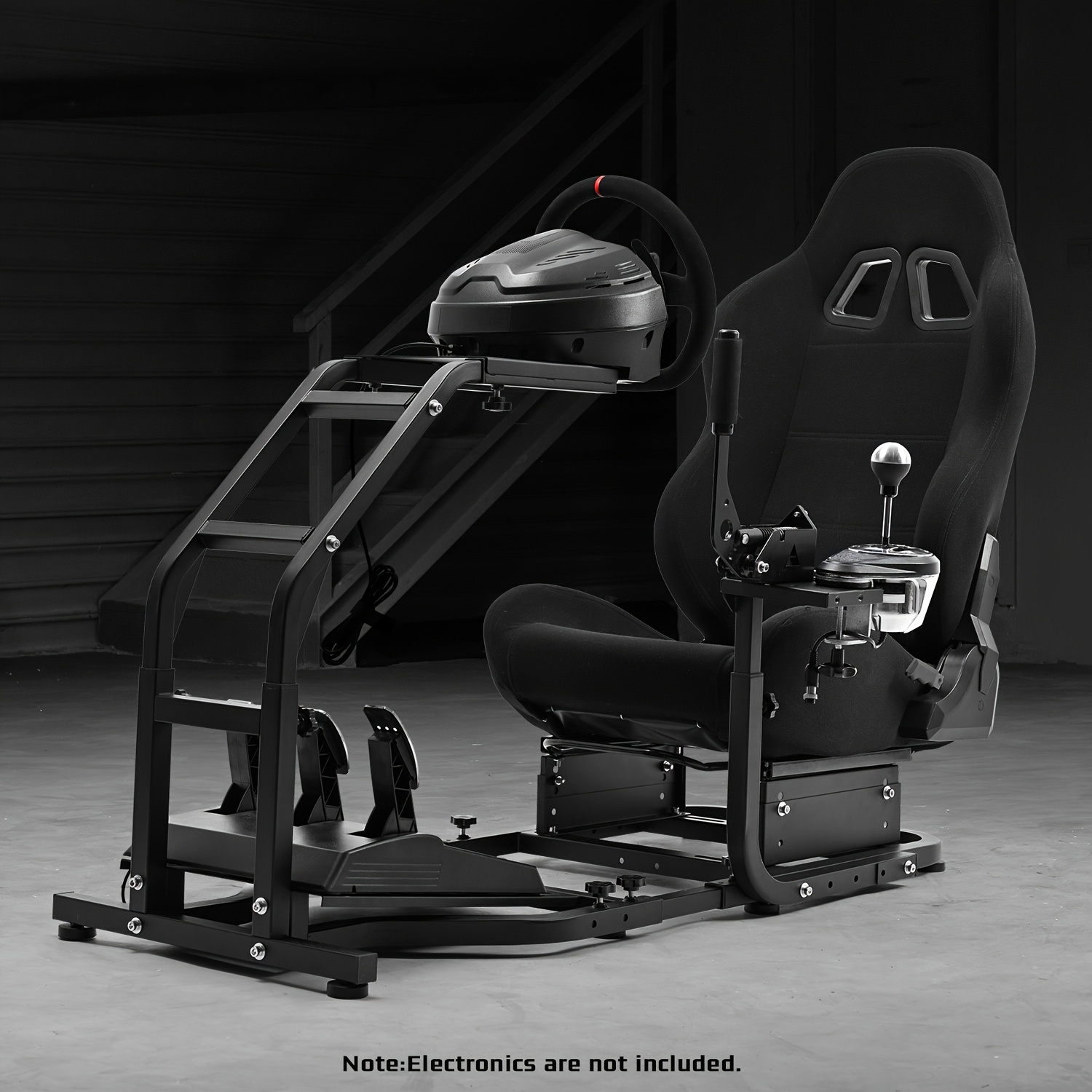 E-shop Zootopo G29 Rennsimulator Cockpit mit verstellbarem Rennsitz | Passend für , T300RS GT, Kohlenstoffstahl, Enthält nicht Lenkradhebel und Pedale