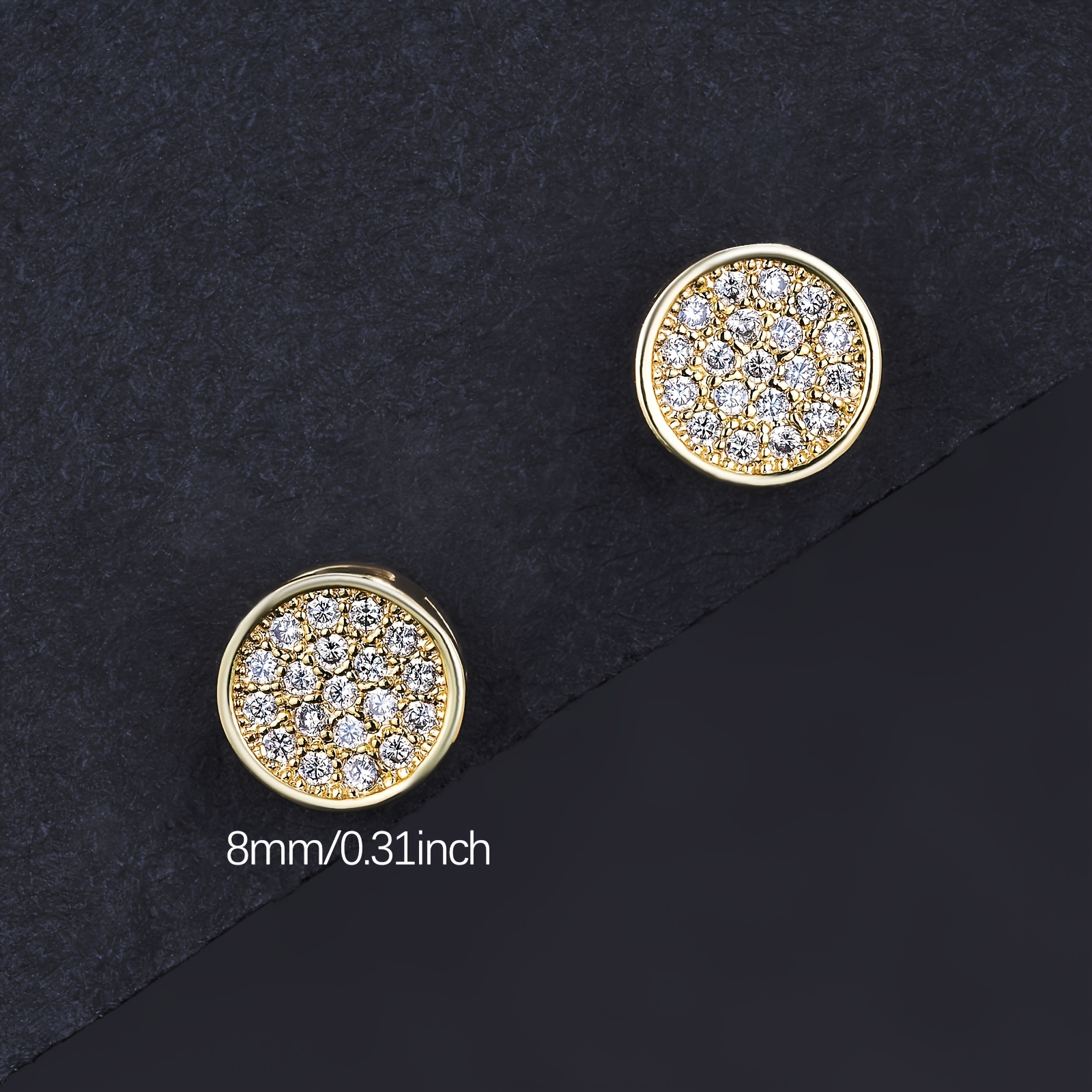 Fashionable 8mm Round Earrings for Any Occasion