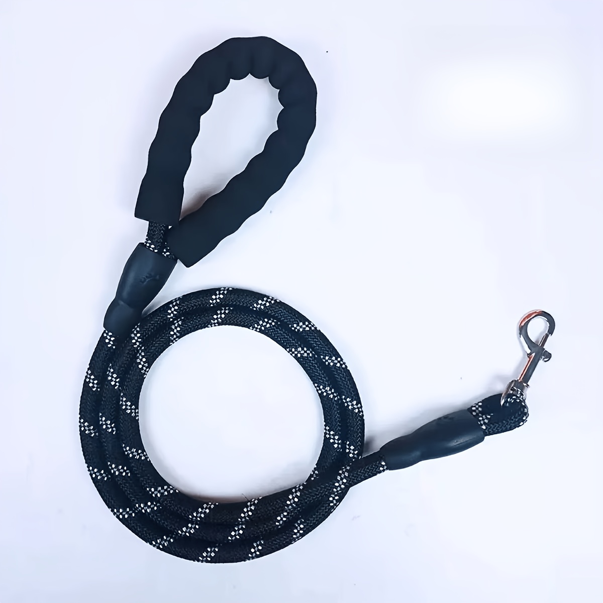 Reflective Dog Leash With Padded Handle, Heavy Duty Traction Rope For Strong Dogs, Enhance Safety And Control On