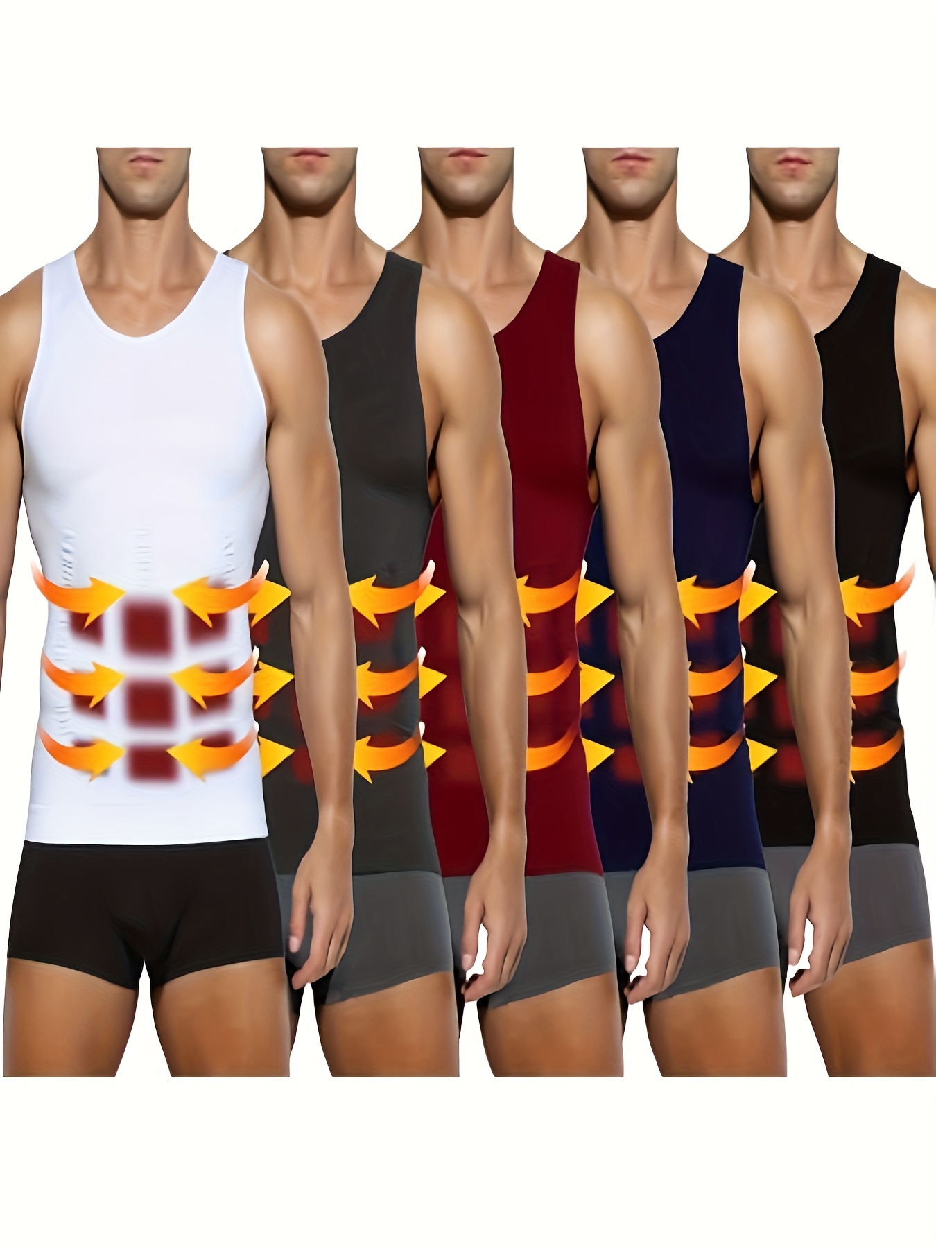 Veste De Compression Homme Pour Gynecomastia - Soutien Dos, Maillot De Corps Shapewear - Neuf Avec étiquettes