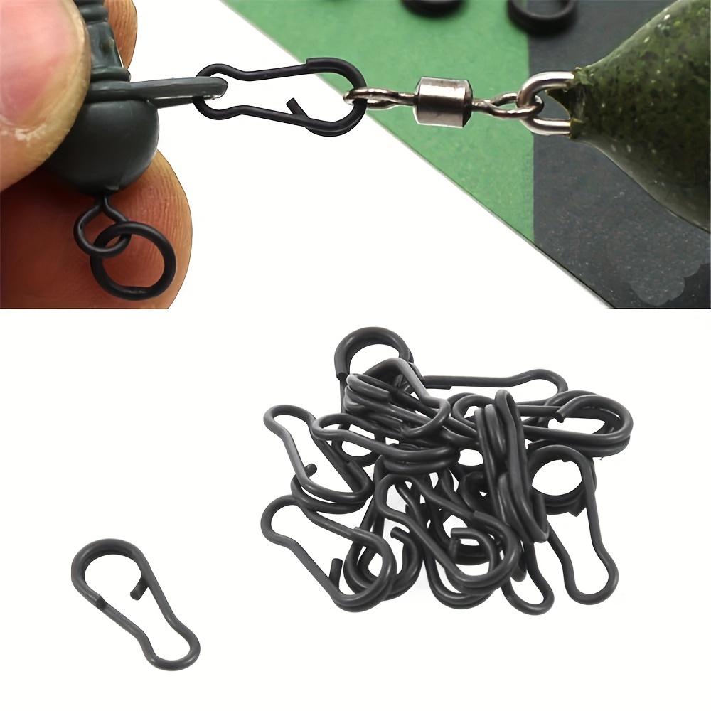 

30pcs/pack S/l Quick Change Fishing Snaps, Rolling Swivel Connector, Carp Fishing Accessories, Terminal Tackle