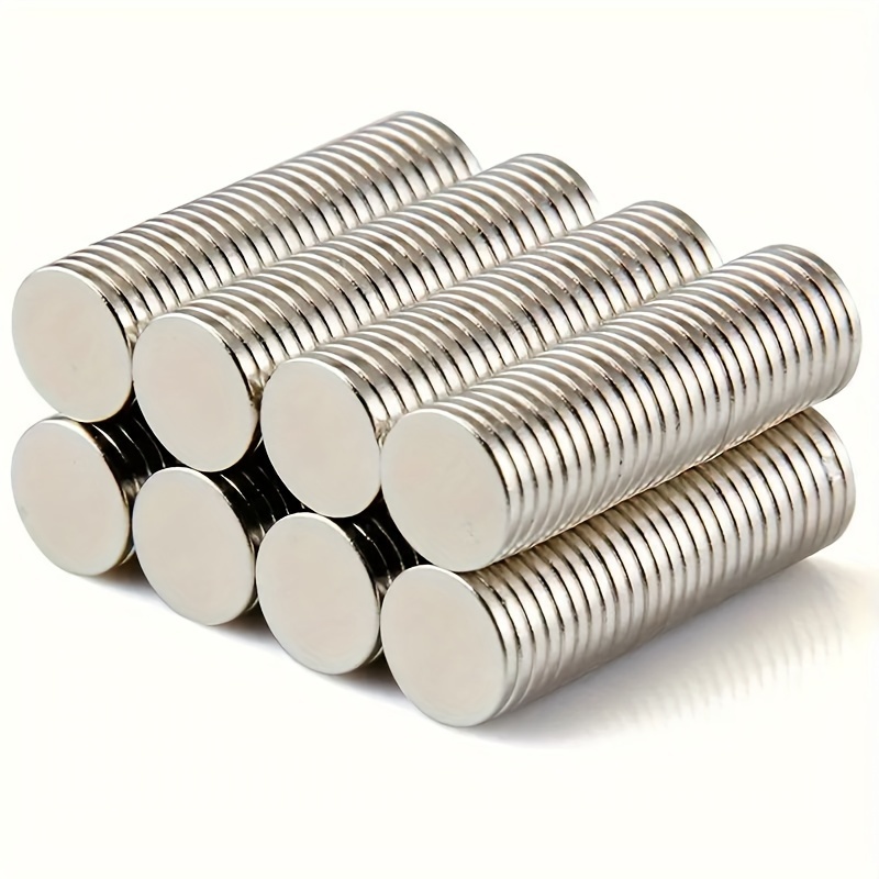 

Xiongchuci Rare Earth Neodymium Magnets 100/200pcs - 10x1mm Strong Round Disc Magnets For Whiteboard, Office, Photos, Stickers, Postcards, Tools, Home Supplies