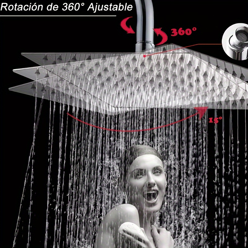 Rociador de ducha modelo RDAR de 30 cm