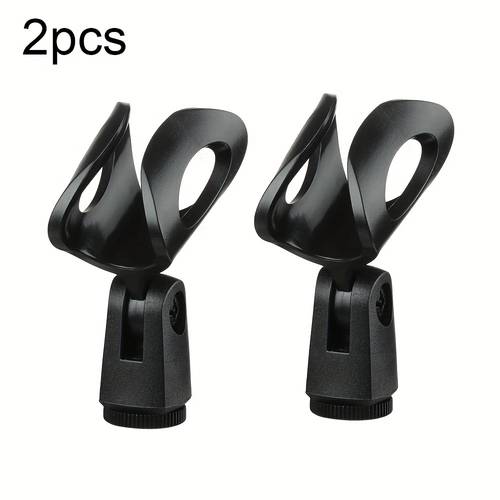 2pcs flexible microphone clip for mic handheld wireless wired mics