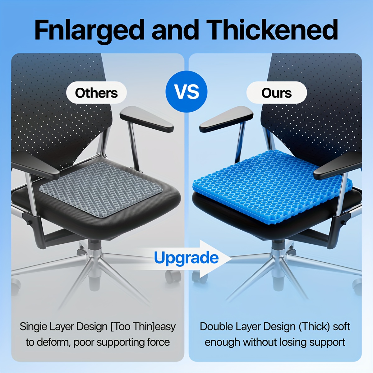 Office Chair Thin Chair Cushions Non Slip Waterproof Chair