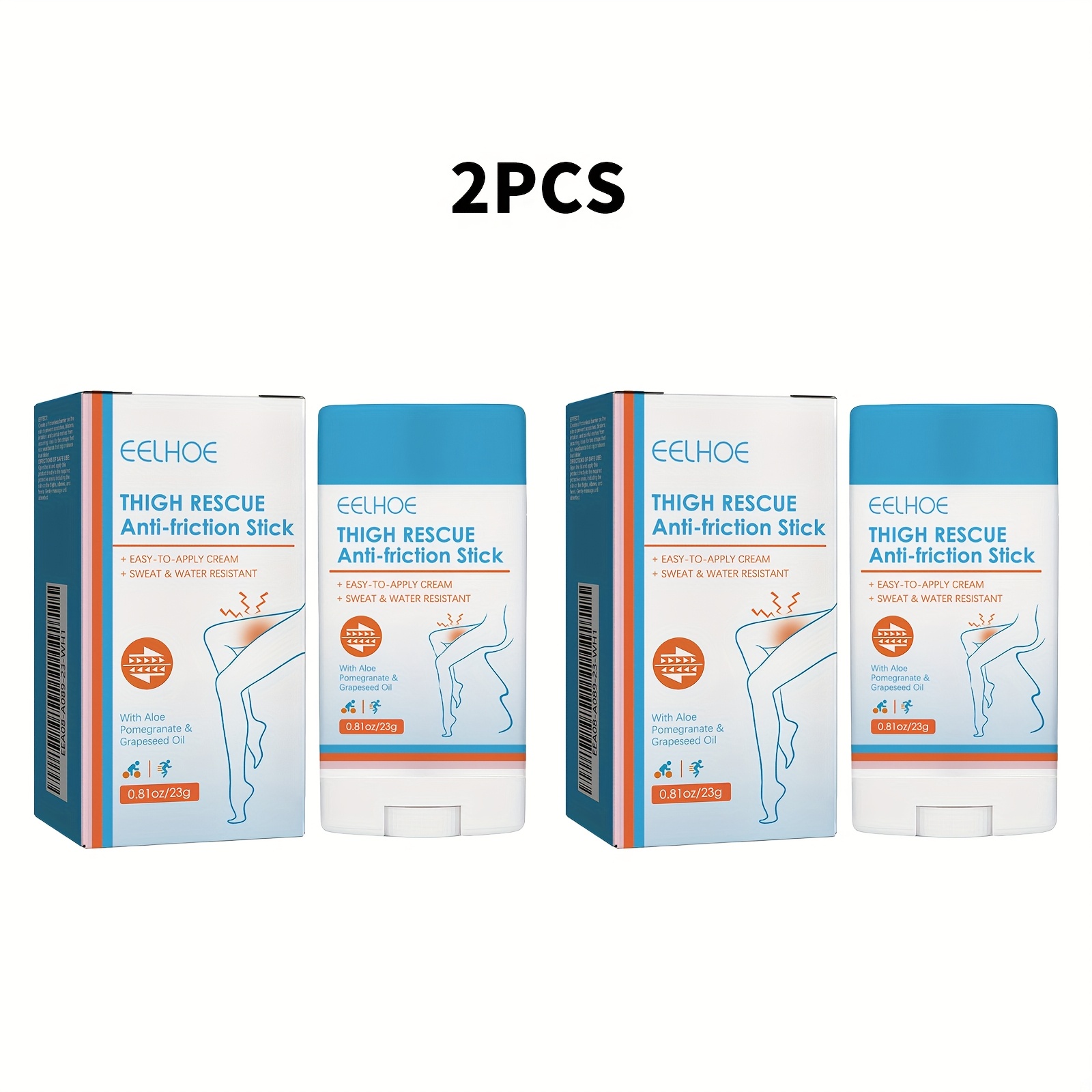 Image of " Free" Thigh Anti-friction Stick, Moisturizing And Hydrating, Waterproof And Sweat-proof, Easy To Apply, Super Convenient To Over The Body, Essential For Outdoor Sports Hiking