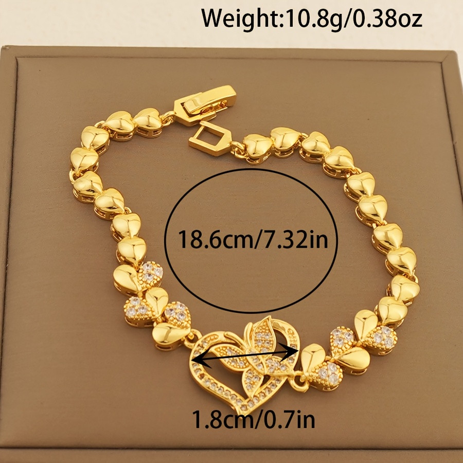TEMU 1pc Of Indian Bracelet, Dubai Ladies' Elegant Daily Jewelry, Middle Eastern Bracelet, For Teenager