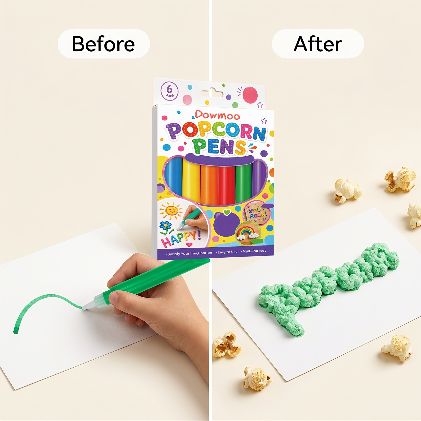 popcorn pen sold on Temu New Zealand