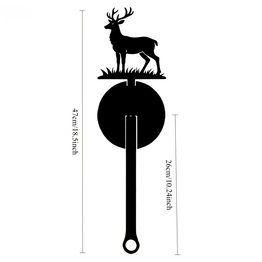 TEMU 1pc Black Elk Shape Paper Towel Rack - No Drilling Required, Surface Mount, Holiday Decoration, Suitable For Kitchen, Bathroom And Party, Sturdy