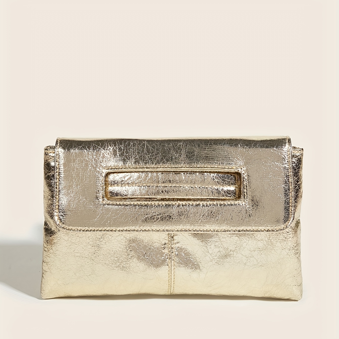 Stylish Pu Clutch, Solid Color Minimalist Style Cross-body Bag, Elegant Women's Evening Purse - With Detachable Shoulder Strap, Magnetic Closure And