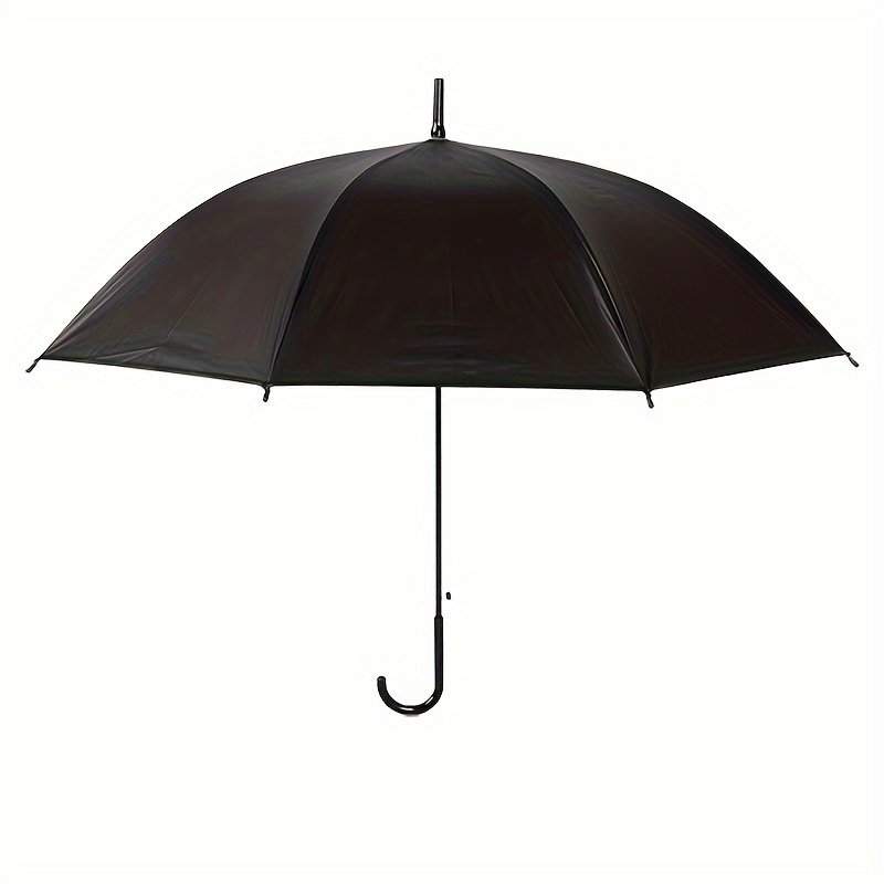 

Transparent Windproof Rainproof Manual Umbrella, Simple Style Long Handle Sun And Rain Dual-use Umbrella