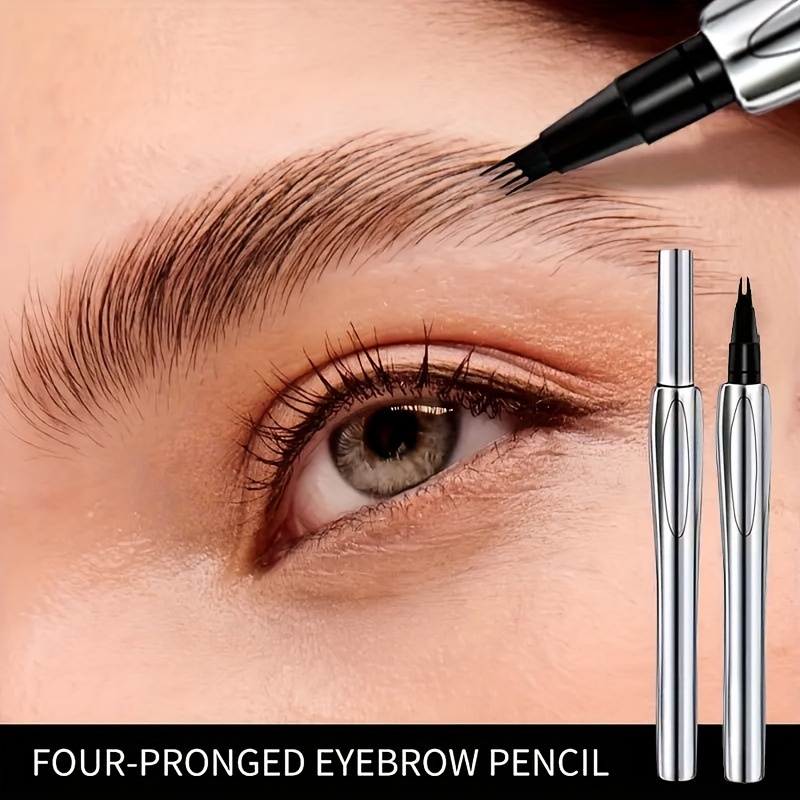 2 Forked Eyebrow Pencil, Create Natural And Beautiful Eyebrows, Suitable for All Makeup Styles, Long-lasting Waterproof And Sweatproof, Not Easy to Smudge, 3 Colors to Choose from, Perfect Gift, Valentine'S Day Gift.