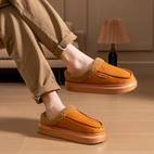 house slippers men with soft fuzzy lining and thick memory foam insulation perfect as warm winter slippers