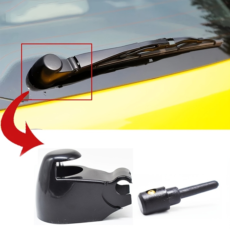TEMU Set da 1 Copribastone Tergicristallo Posteriore + Kit Ugello Spruzzo, per VOLKSWAGEN T5 , , POLO, per AUDI Q7, Tiguan, Skoda, Copribraccio
