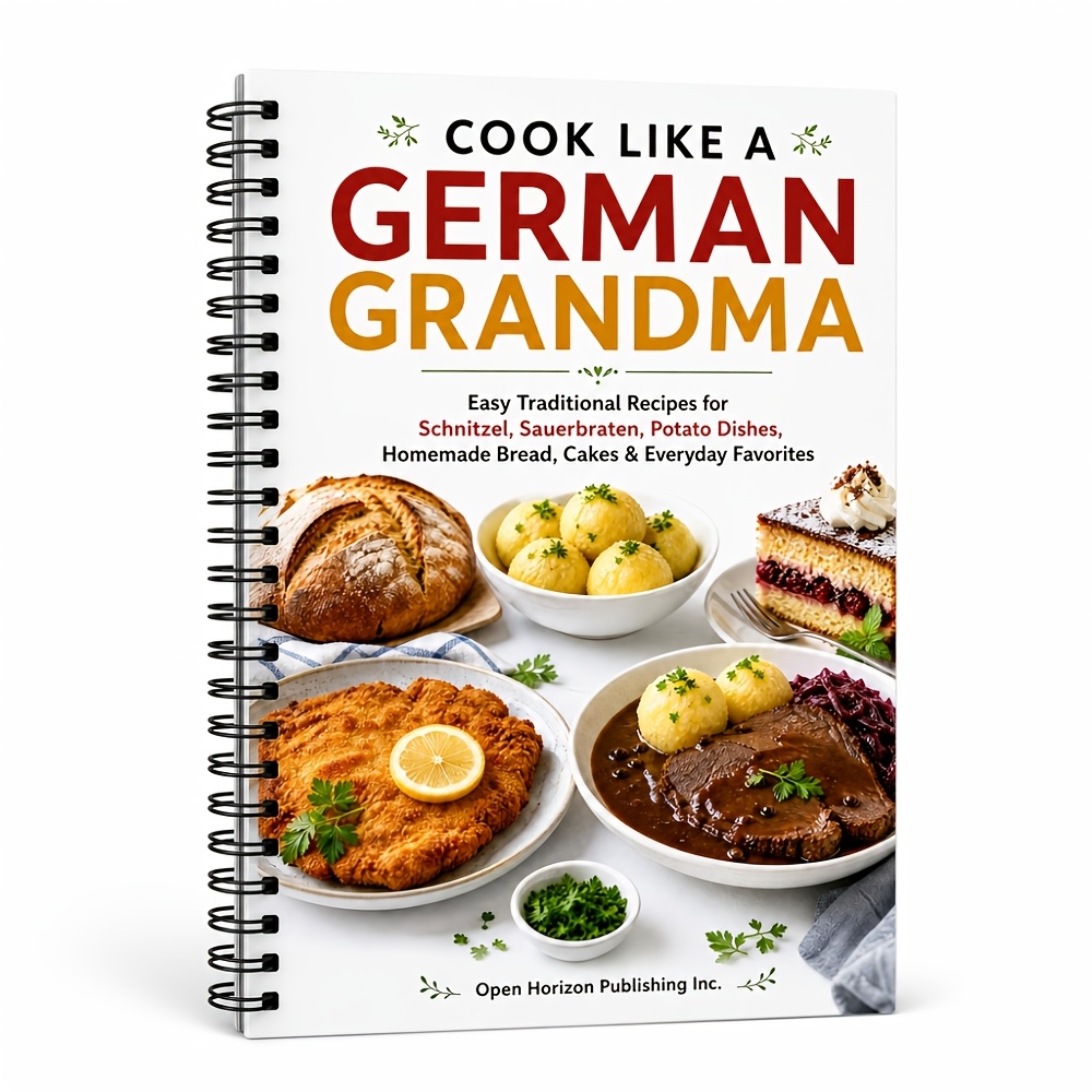 TEMU The Complete German Cookbook For Beginners: Easy Authentic German Recipes, Schnitzel, Sauerbraten, Potato Recipes, Sausages, Homemade Breads,