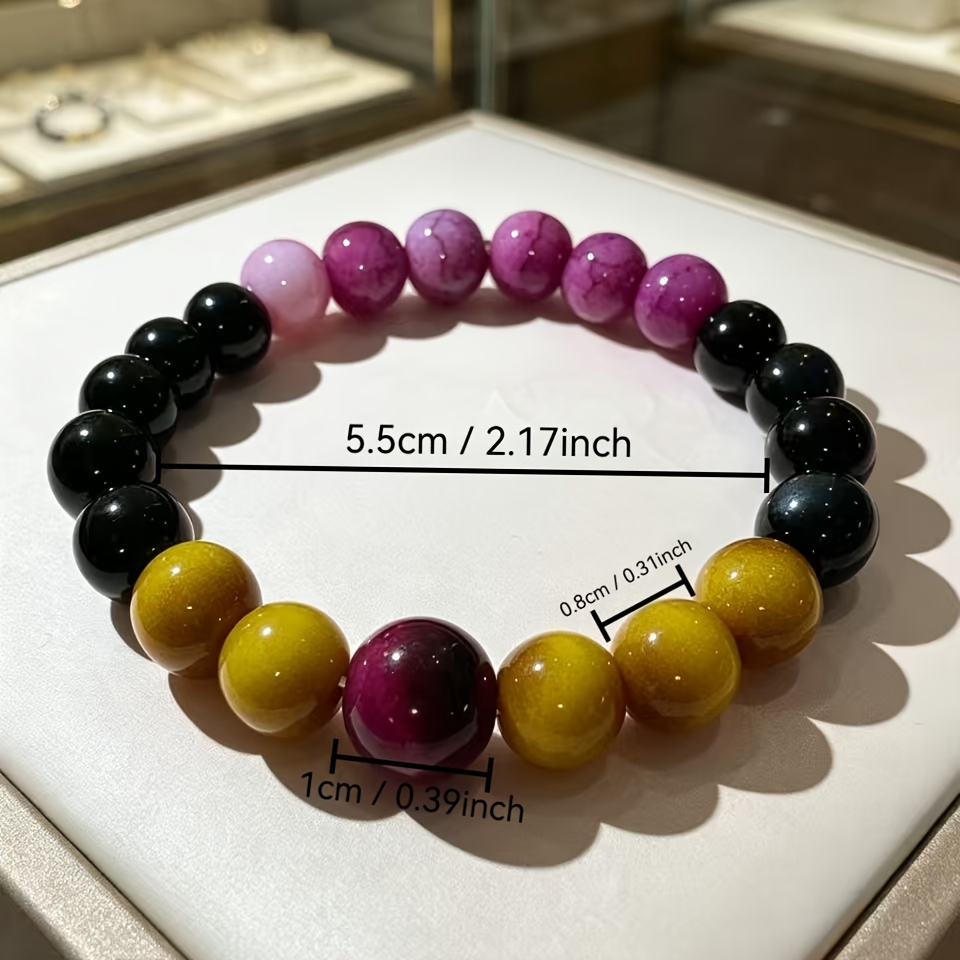 Tiger's Eye Beads Bracelet, Wealth Attraction & Talisman
