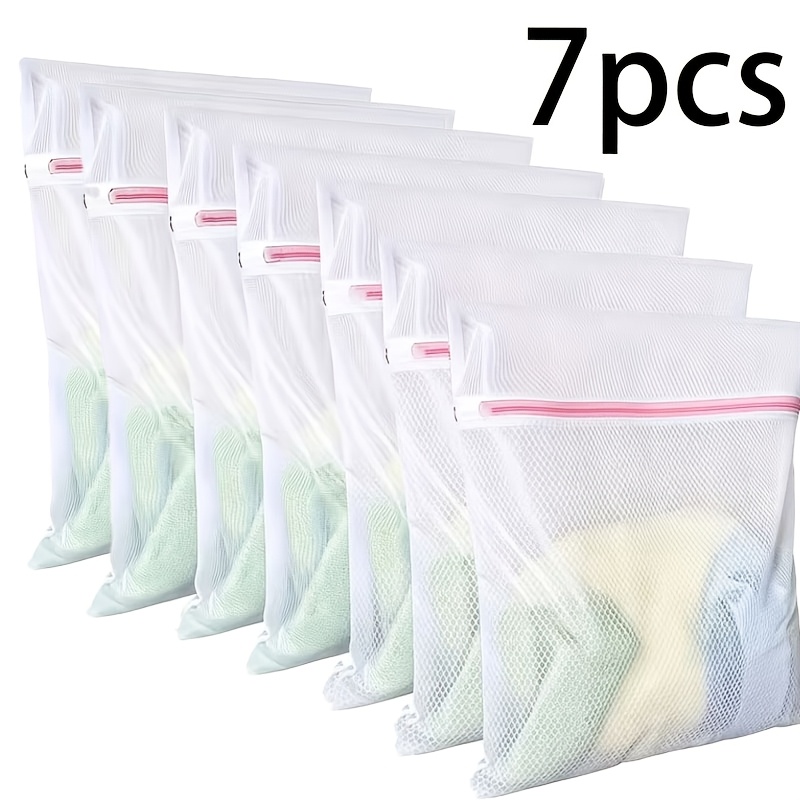 TEMU Lot de 7 sacs à linge en durable avec fermetures éclair | Convient aux vêtements délicats, à et aux vêtements, sacs à linge spécialement conçus
