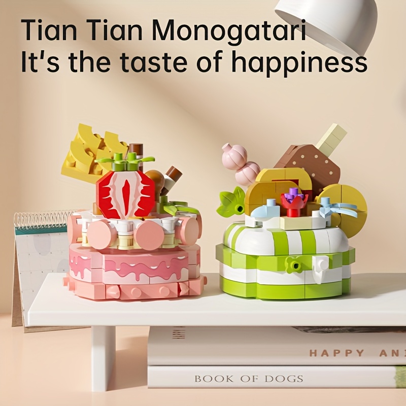 Mini Cake Building Blocks Toy DIY Dessert Food Series