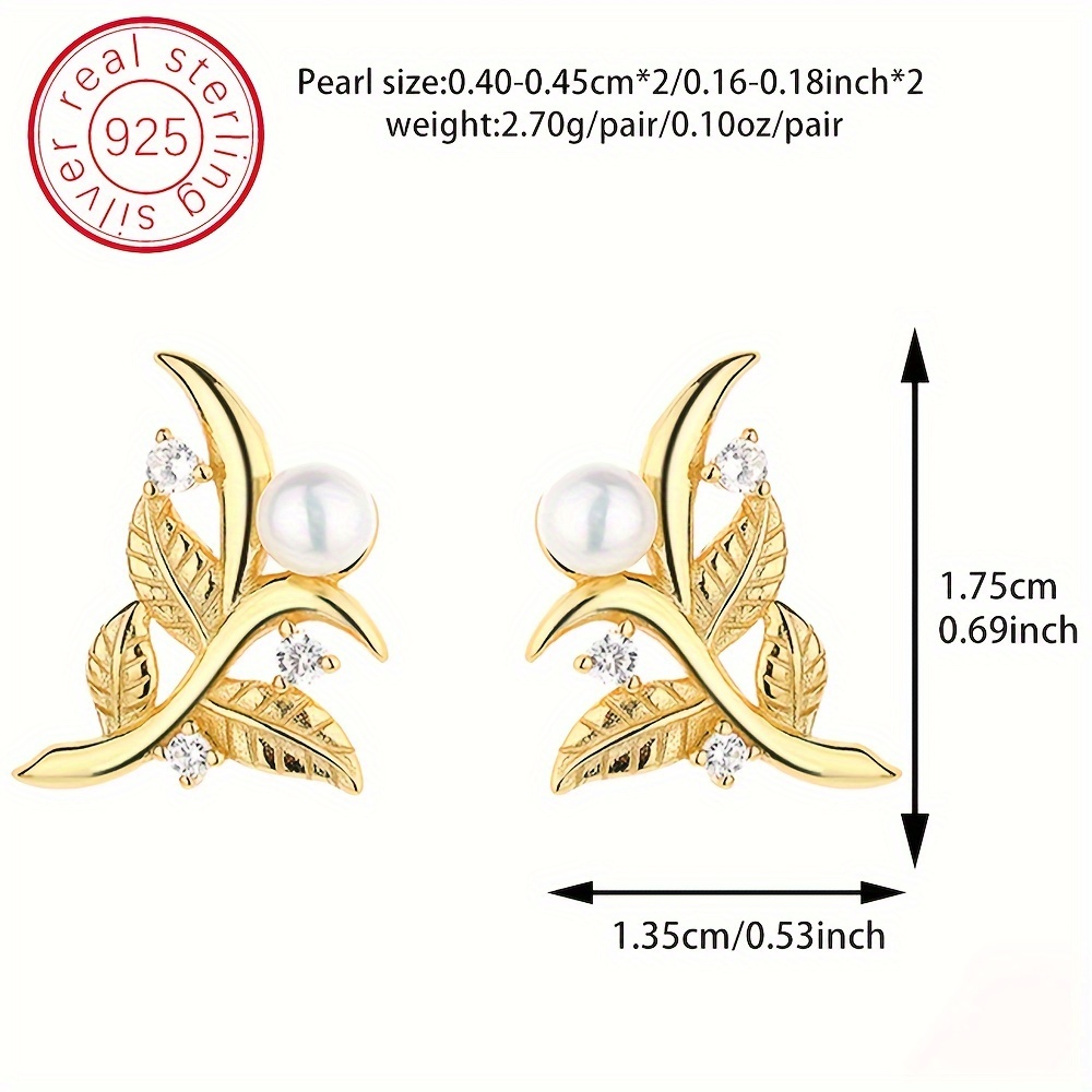 Women's 4-4.5mm Freshwater Pearl Stud Earrings