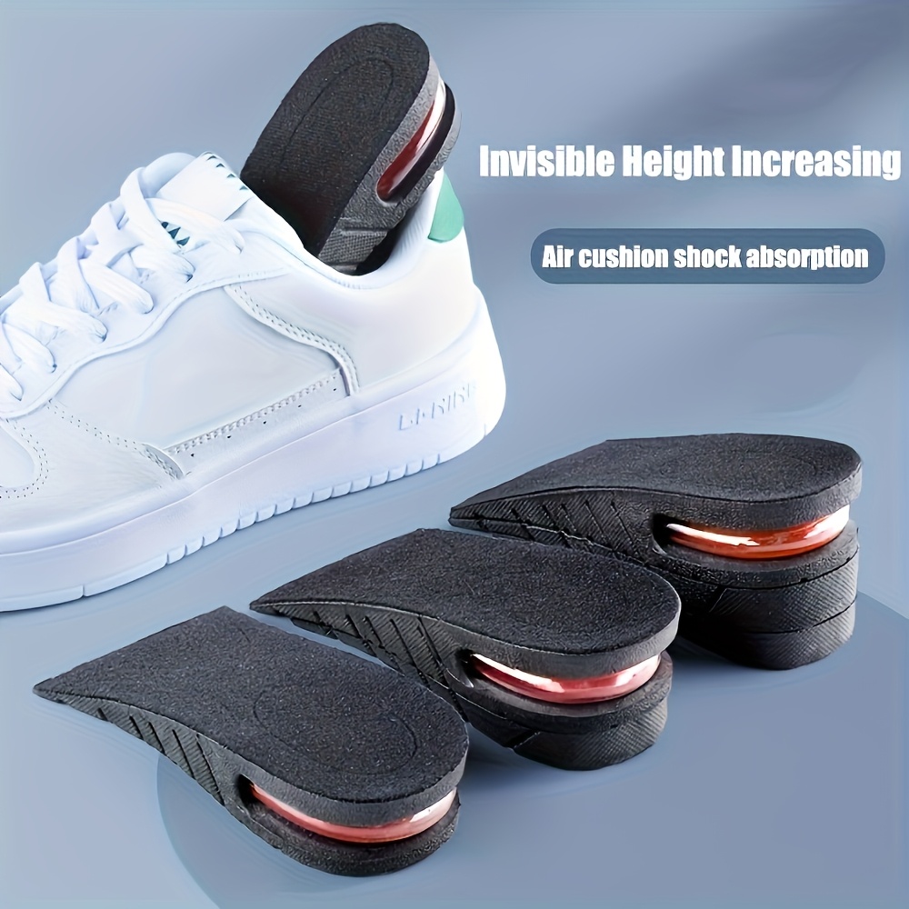 

2pcs Eva Height Increasing Insoles, Half Inserts With Technology, Breathable & Sweat-absorbent, Non-fatigue Soft Sole For