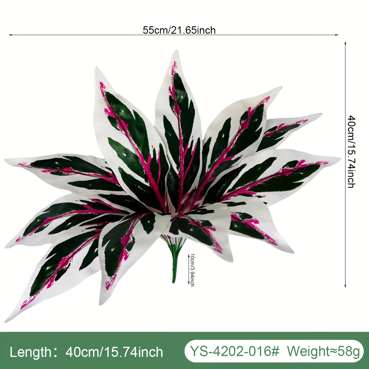 Lifelike Artificial Green Plant - Perfect For Autumn & Holiday Decor, Outdoor Display, Weddings, Home, Hotel, And Mall Accents - No Pot Included