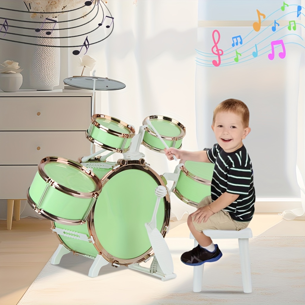 drum set jazz drum mini jazz drum set kids stool pedal Temu