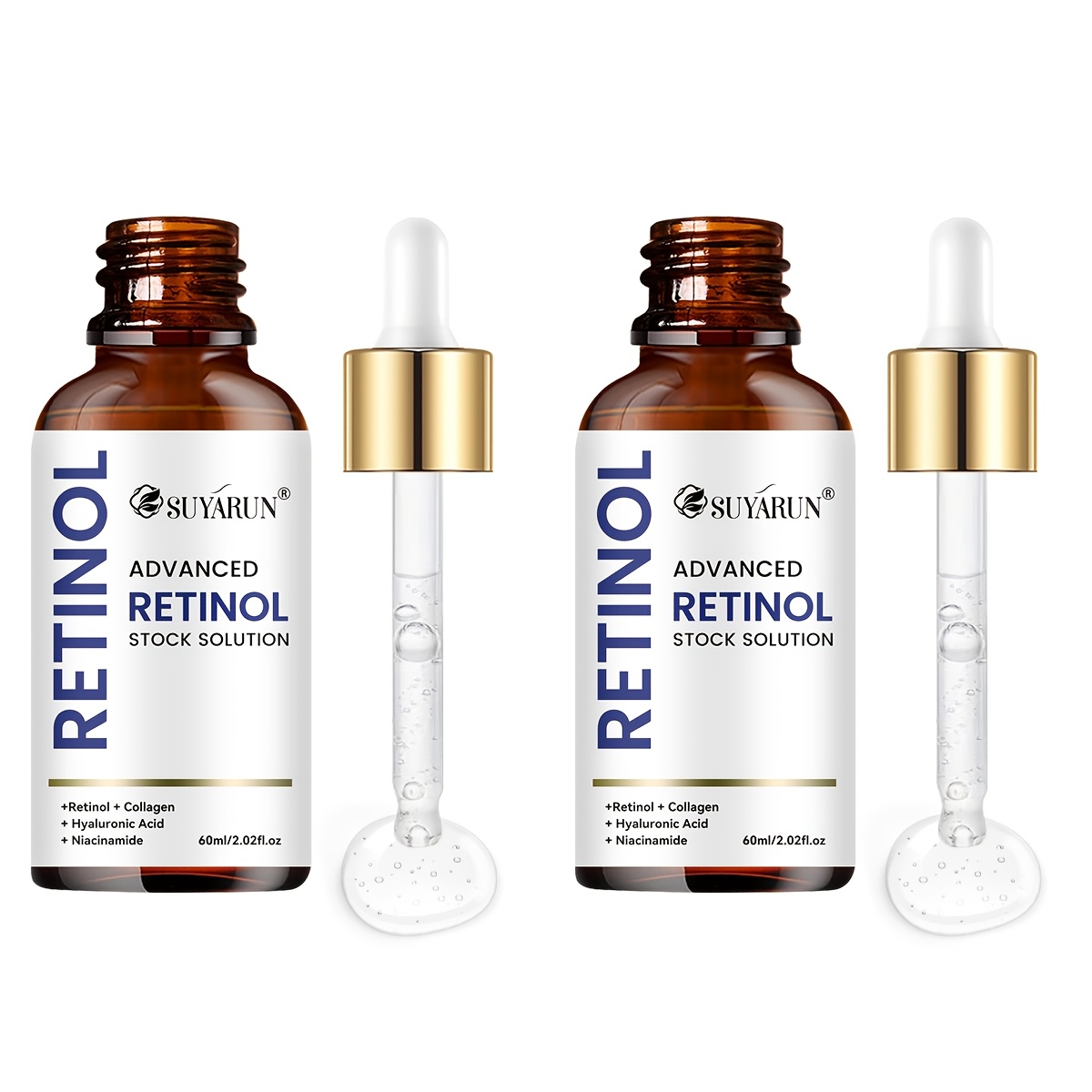 Suyarun Advanced Retinol Stock Solution , With Retinol+collagen+ 24h Hydration, Lifts And Skin