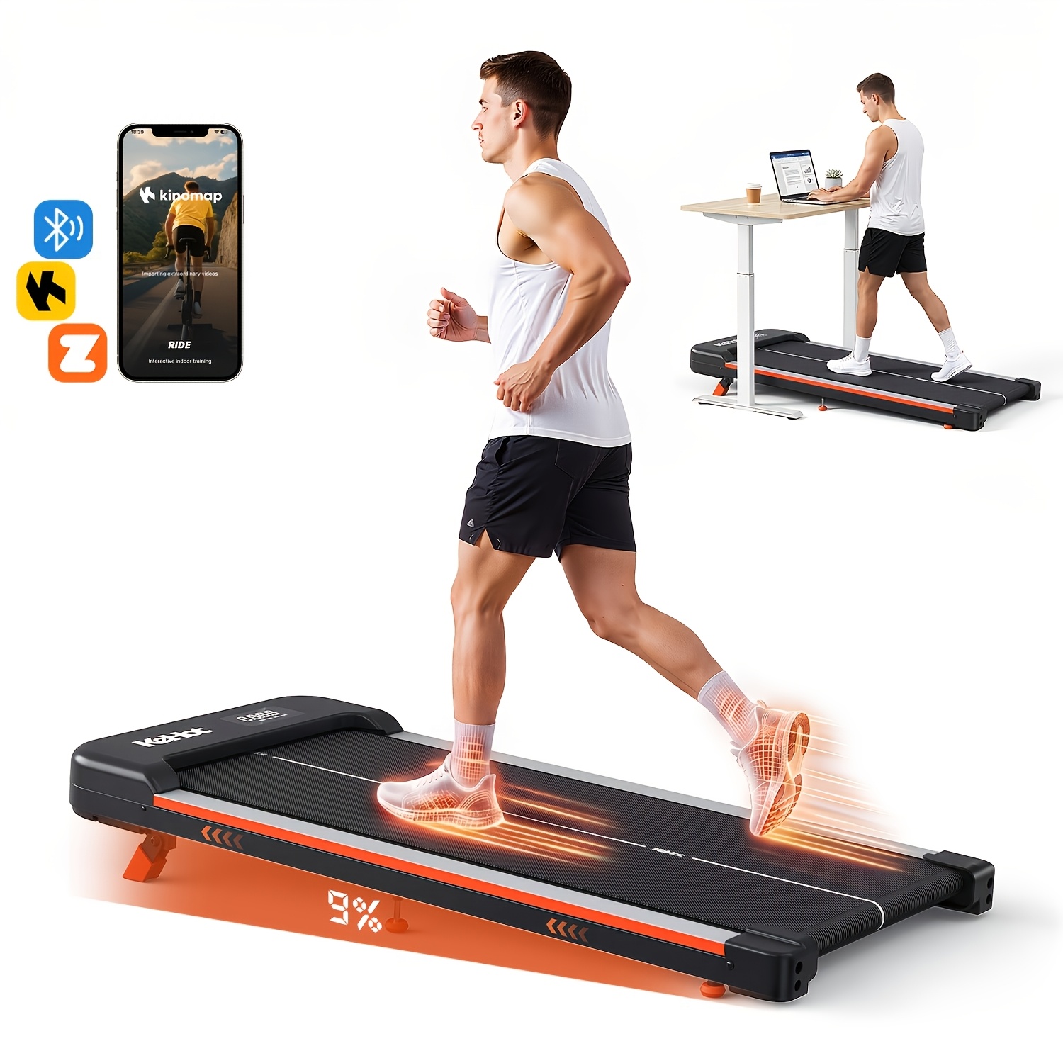 Home Machine | Display Screen | 220-240v | Quiet Motor | 12 Programs | Indoor Light Fitness